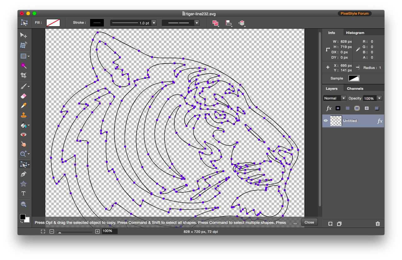 Mac vectorize image