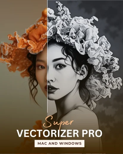 Photo converted into a clean SVG vector illustration using a no-login AI tool