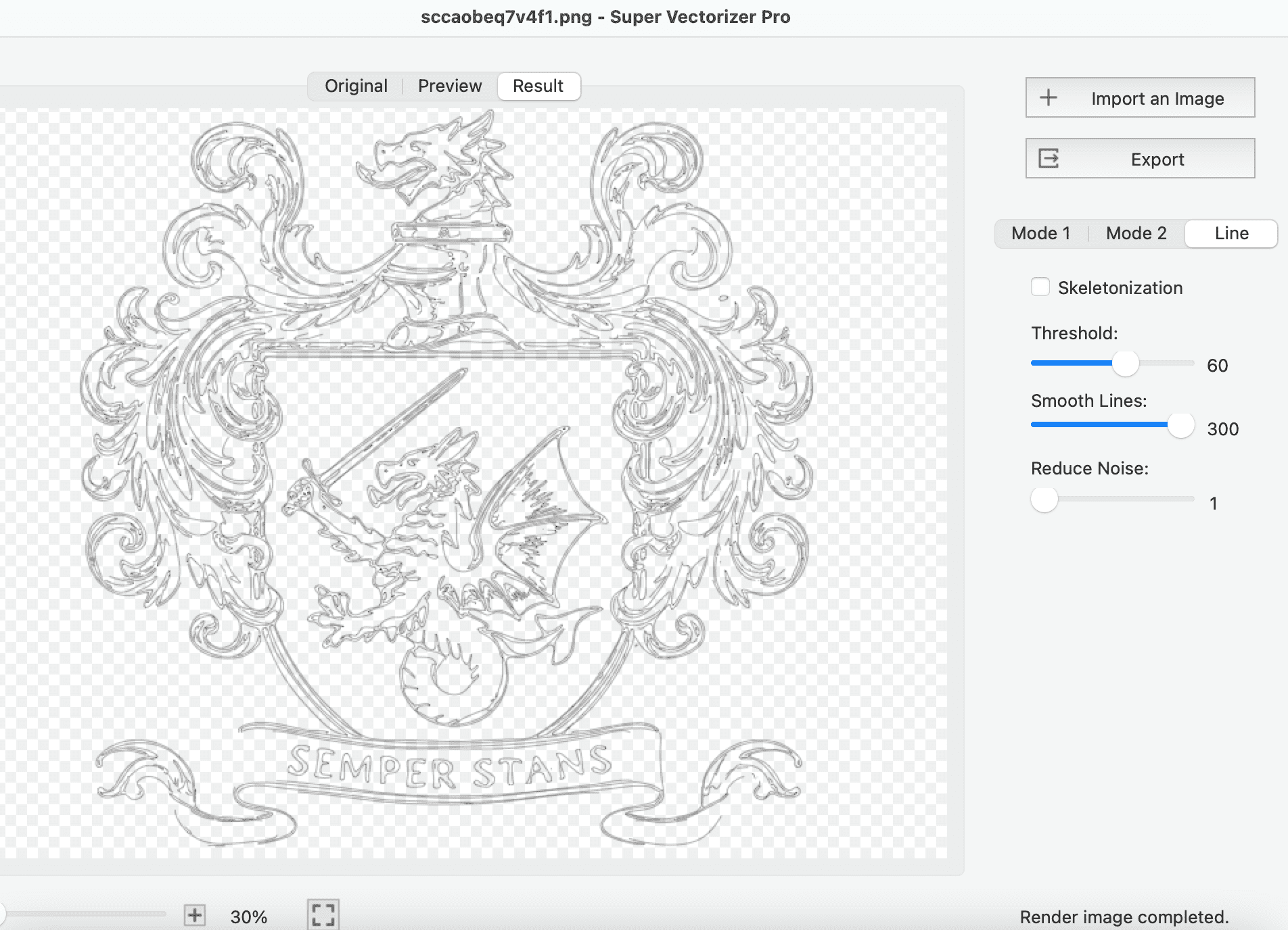 Crest outline traced as a single vector path for cutting - SVGVector Blog