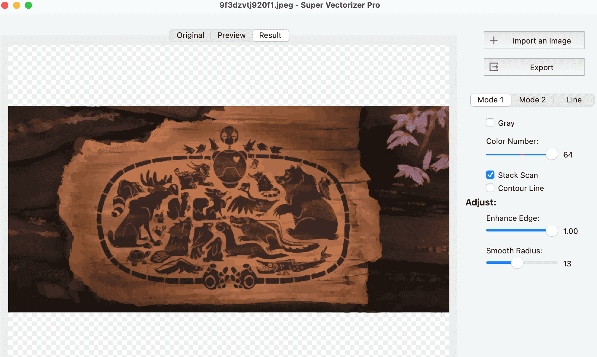 Complex image vectorized into SVG with fine detail preserved - SVG for Sublimation Printing: How to Make Sublimatio