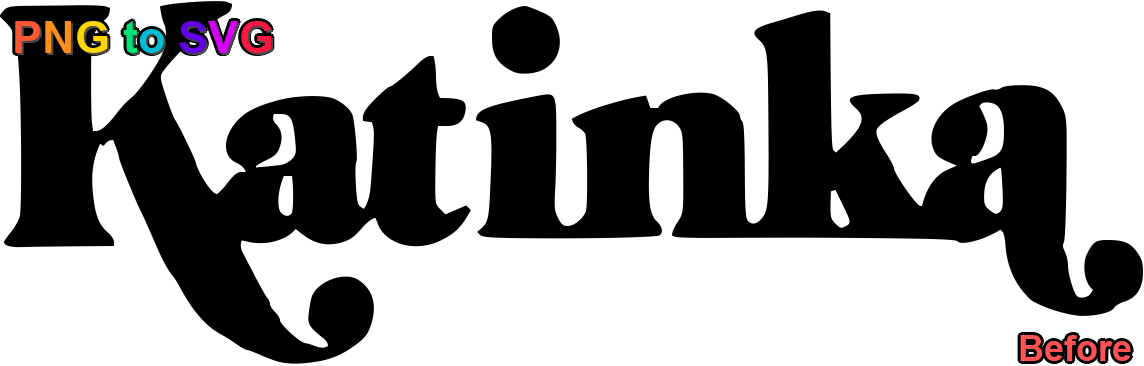 Convert PNG to SVG logo - original raster PNG file with transparent background
