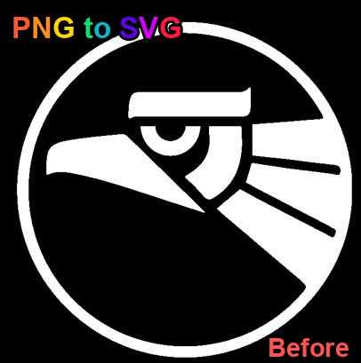 JPG to SVG conversion - original JPG raster image with pixelation