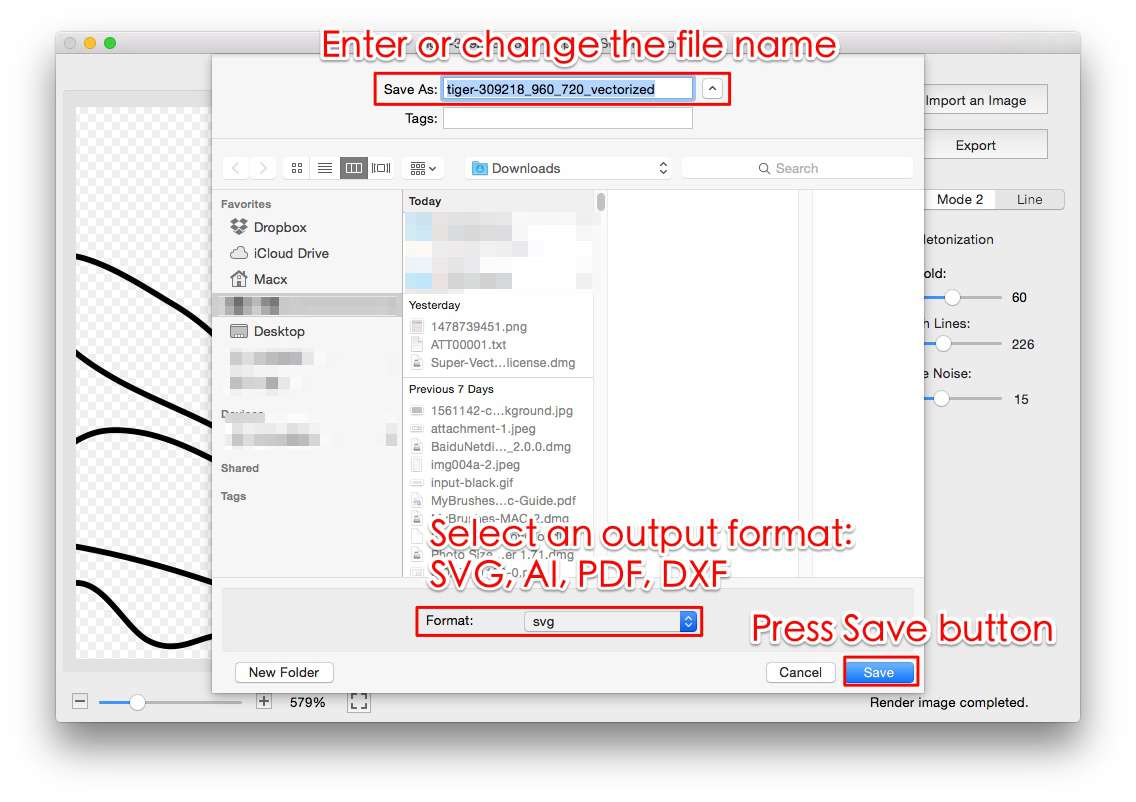 vectorize image on mac