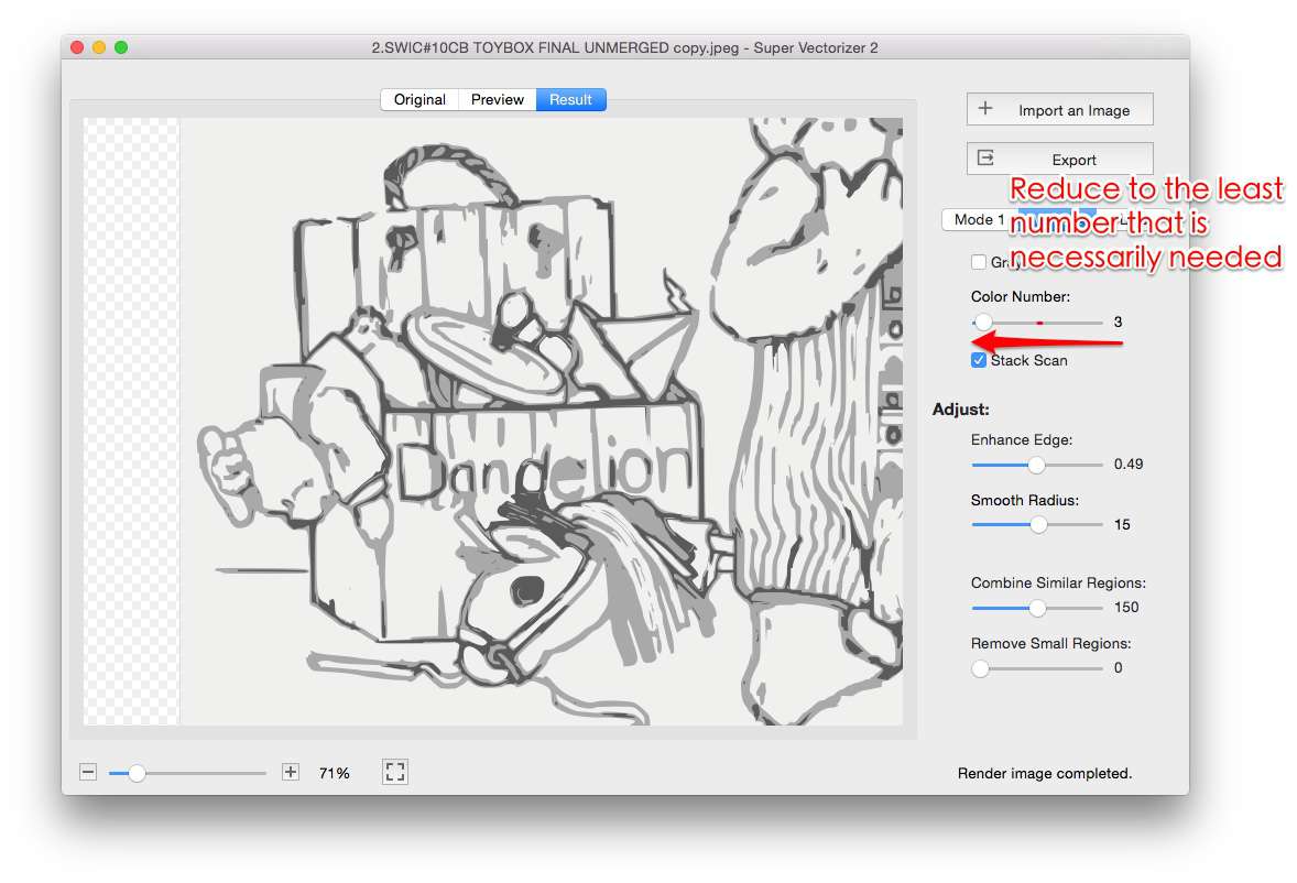 vectorize image on mac